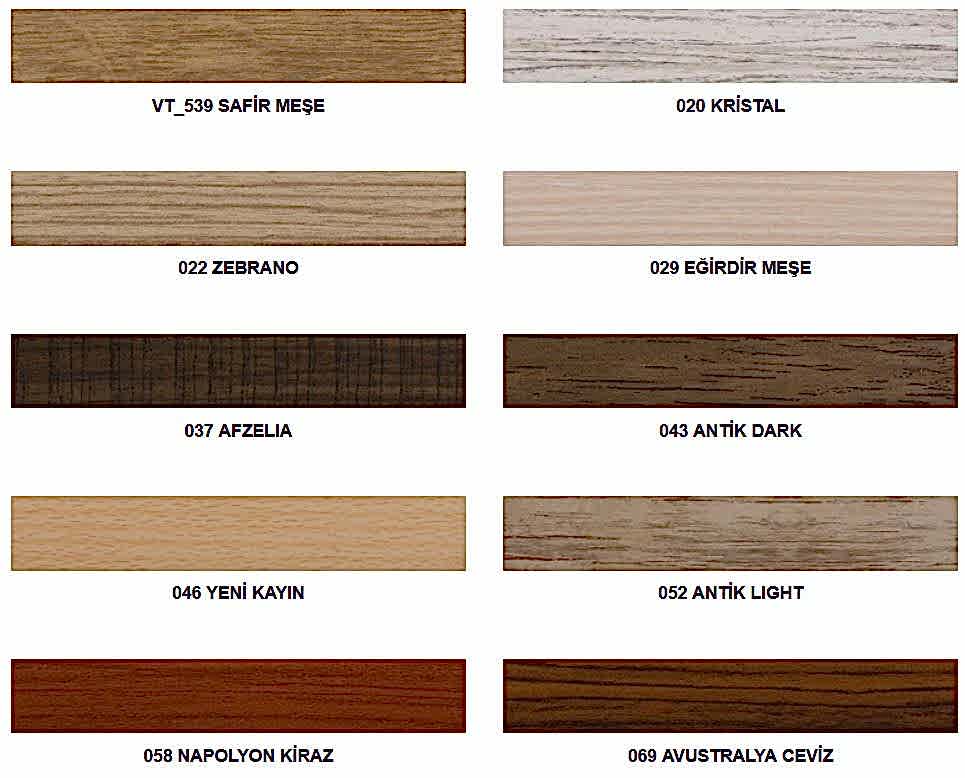 Roma Ahşap Kenar Bandı